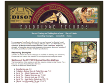 Tablet Screenshot of holdridgerecords.com